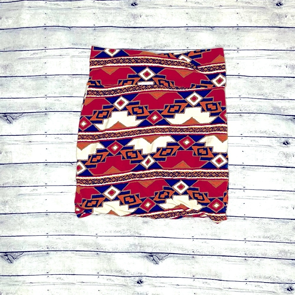 Aztec High Waist Pencil Skirt Mind Code